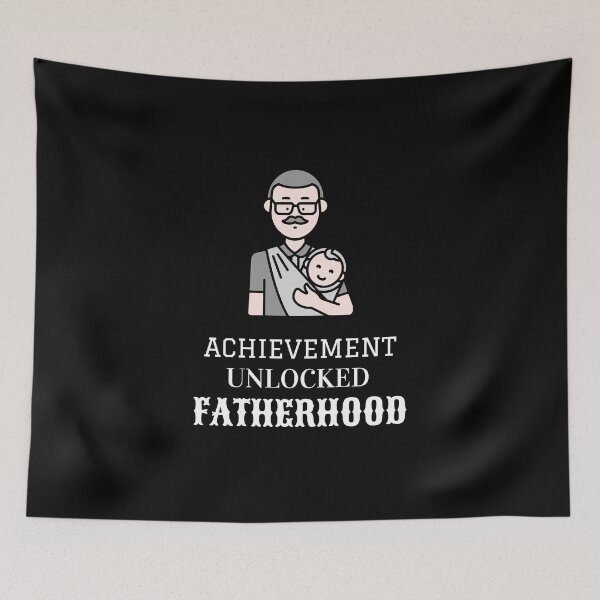 Item preview, achievement unlocked fatherhood designed and sold by ururuty.