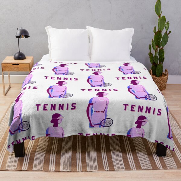 Item preview, Womens Tennis Summer Sun Retro Style Purple Remix designed and sold by Wizardofpizza.