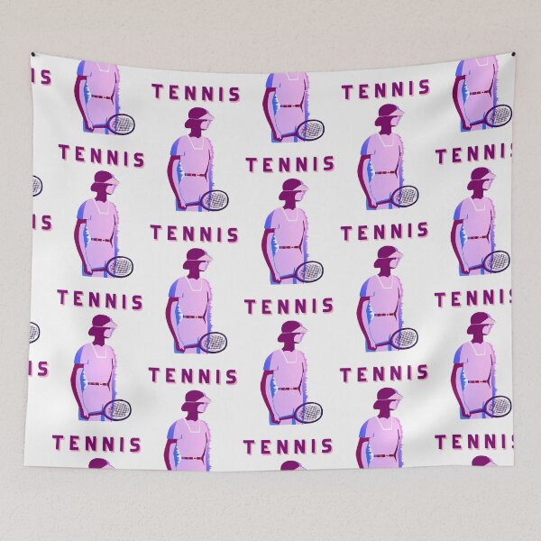 Item preview, Womens Tennis Summer Sun Retro Style Purple Remix designed and sold by Wizardofpizza.