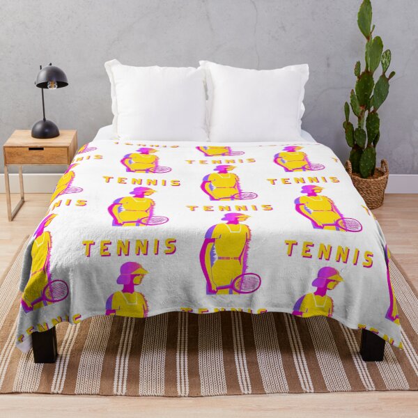 Item preview, Womens Tennis Summer Sun Retro Style Yellow Remix designed and sold by Wizardofpizza.