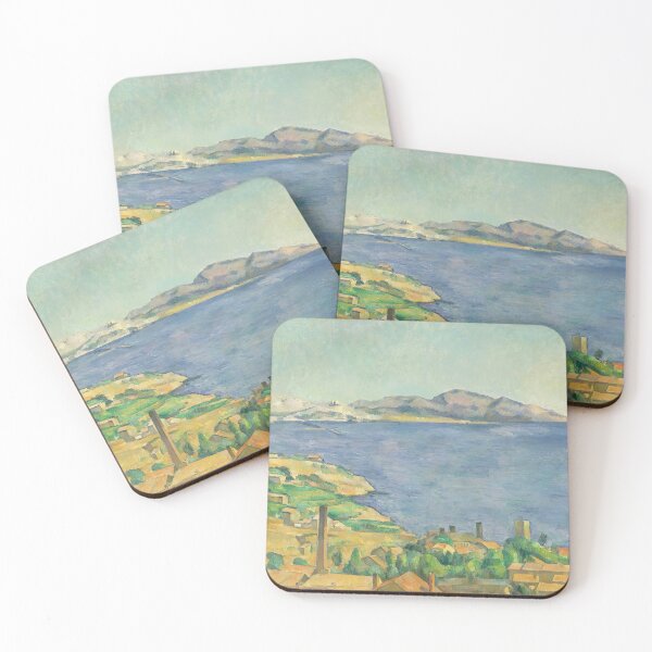 Aperçu de l'œuvre Paul Cézanne - Le golfe de Marseille vu de l'Estaque (Le Golfe de Marseille vu de l'Estaque) 1885 créée et vendue par HistoryRestored.