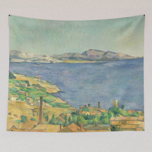 Item preview, Paul Cézanne - The Gulf of Marseilles Seen from L'Estaque (Le Golfe de Marseille vu de l'Estaque) 1885 designed and sold by HistoryRestored.