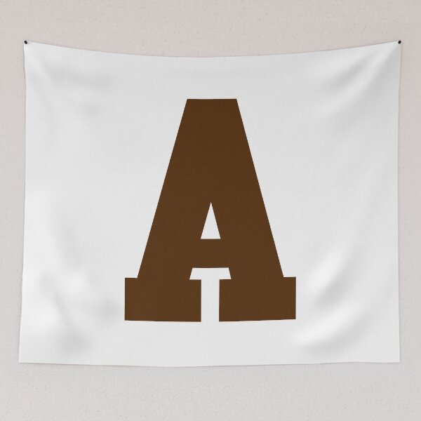 Item preview, Alphabet, Brown A, Sports letter A designed and sold by TheCultStuff.