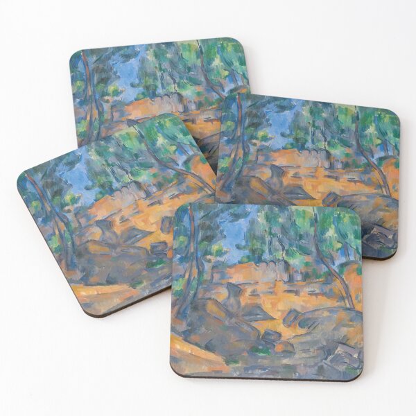 Item preview, Paul Cézanne - Trees and Rocks, Near the Château Noir (Arbres et rochers dans le parc du Château Noir) 1906 designed and sold by HistoryRestored.