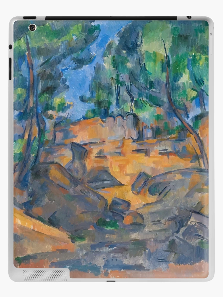 Trees and Rocks in the Park of the Chateau Noir, Cezanne, Painting  Reproduction 7265