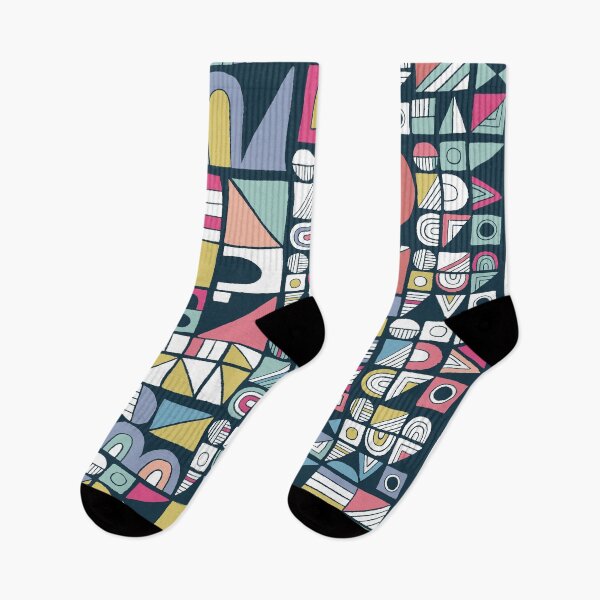 Item preview, Retro colorful geometrical pattern designed and sold by diPazzo.