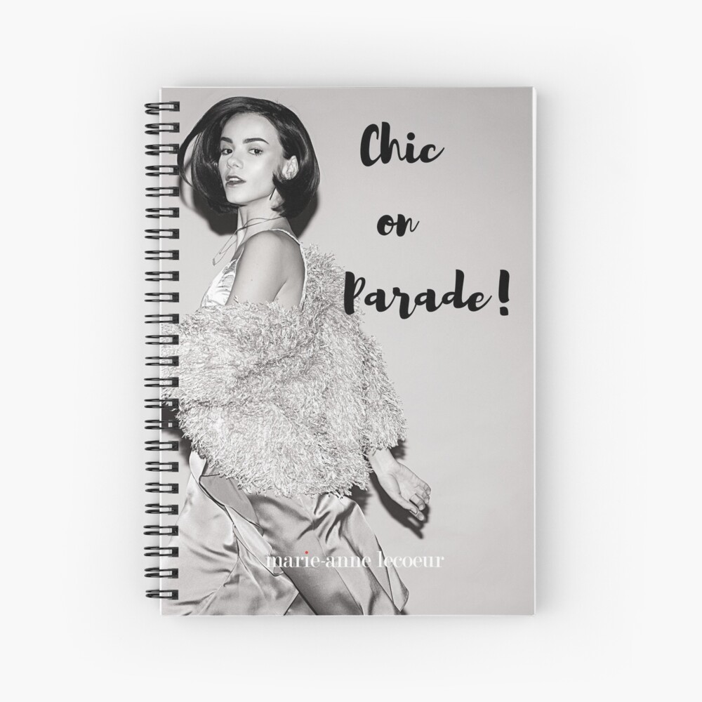 Chic On Parade! Spiral Notebook