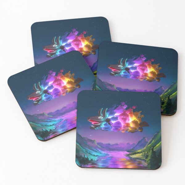 Item preview, Rainbow Sheep - Night Mode designed and sold by Stevia Illustrations.