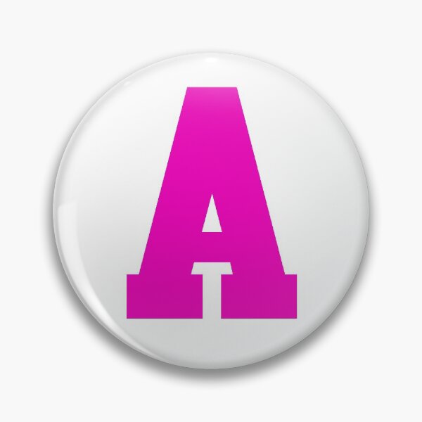 Item preview, Alphabet, Pink A, Sports letter A designed and sold by TheCultStuff.