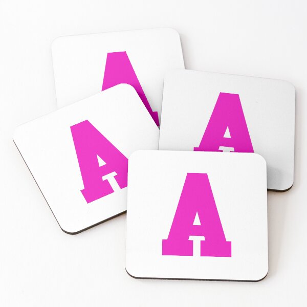 Item preview, Alphabet, Pink A, Sports letter A designed and sold by TheCultStuff.