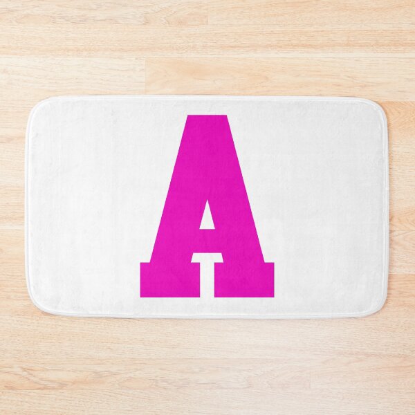 Item preview, Alphabet, Pink A, Sports letter A designed and sold by TheCultStuff.