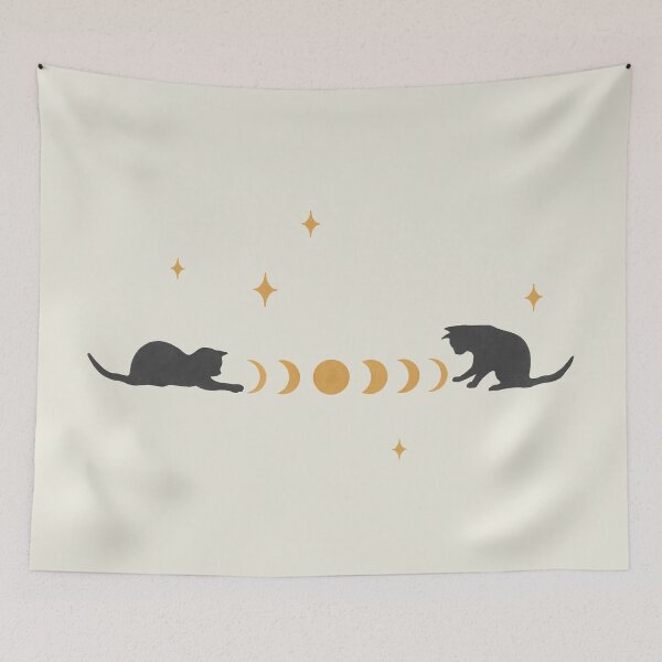Item preview, Cat and Moon designed and sold by episodicDrawing.