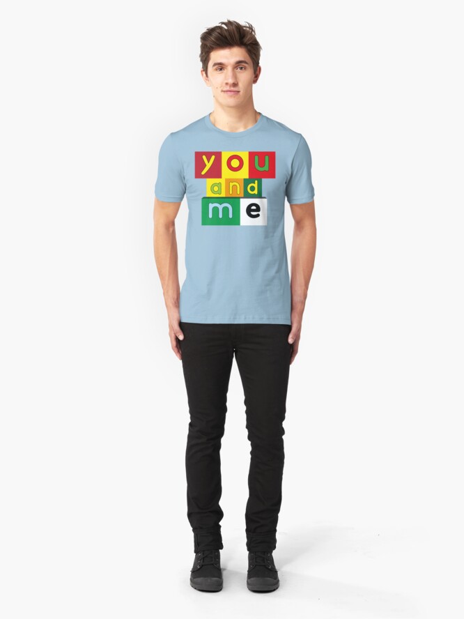 Alternate view of NDVH You and Me Slim Fit T-Shirt