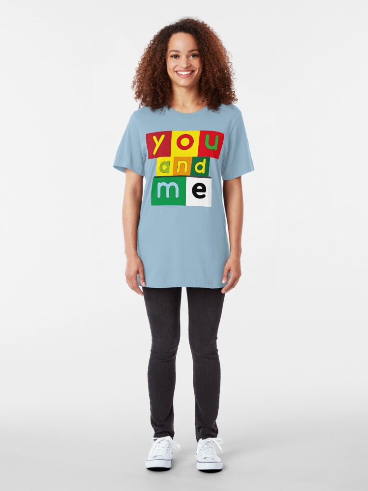 Alternate view of NDVH You and Me Slim Fit T-Shirt