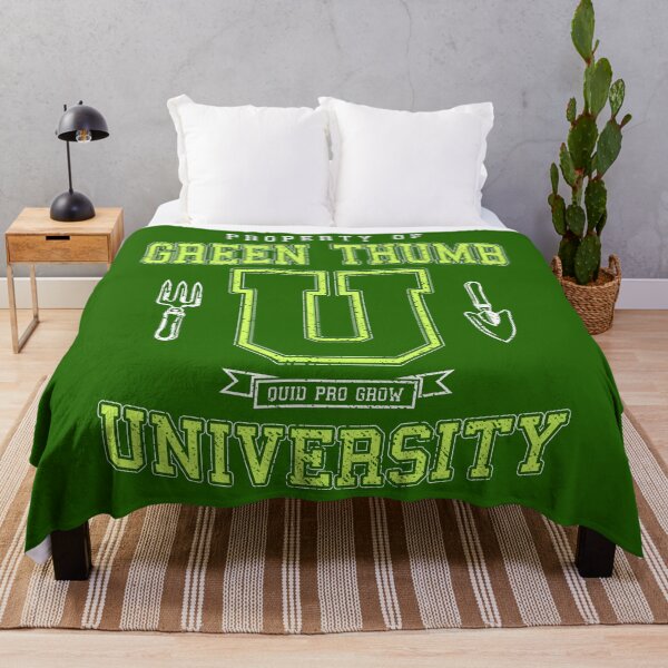 Item preview, Funny Green Thumb University Vintage Varsity Plant Lover designed and sold by GrandeDuc.
