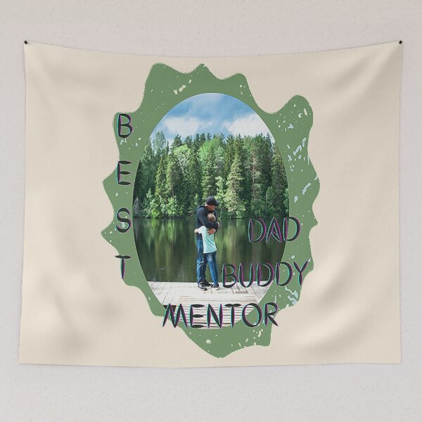 Item preview, BEST BUDDY FATHERS DAY,BEST DAD BUDDY AND MENTOR, BEST MENTOR FATHERS DAY, Super Stepdad Fathers Day designed and sold by Adri Barnard.
