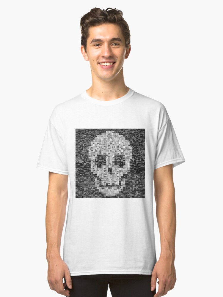 Alternate view of scary news Classic T-Shirt