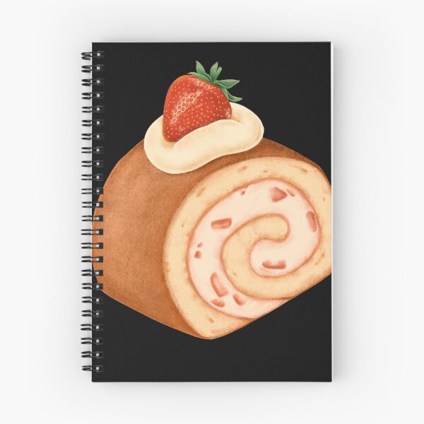 Item preview, Strawberry roulade design designed and sold by luckyturtles.