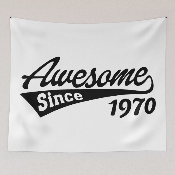 Item preview, Awesome since 1970 designed and sold by TheArtism.