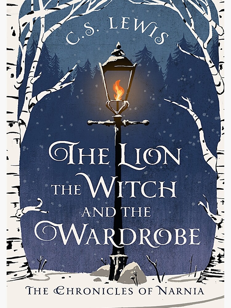 Discover The Lion the Witch and the Wardrobe Lampost Premium Matte Vertical Poster