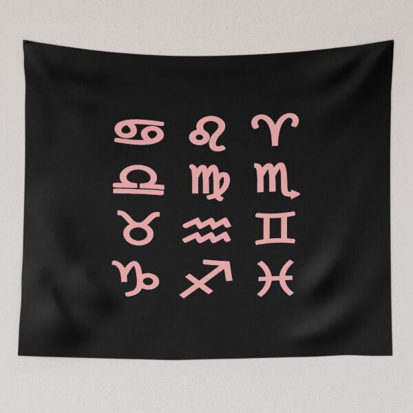 Aperçu de l'œuvre Pack économique de logos de signe astrologique pêche pastel créée et vendue par everything4eva.