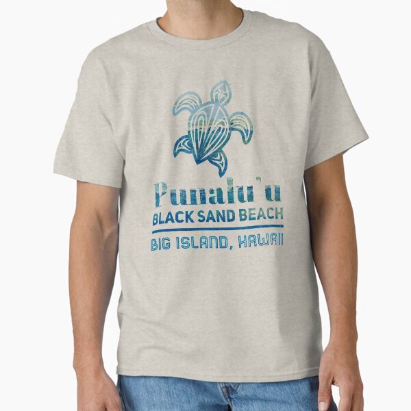 Item preview, Punaluu Black Sand Beach Turtle designed and sold by JosephTHooper.