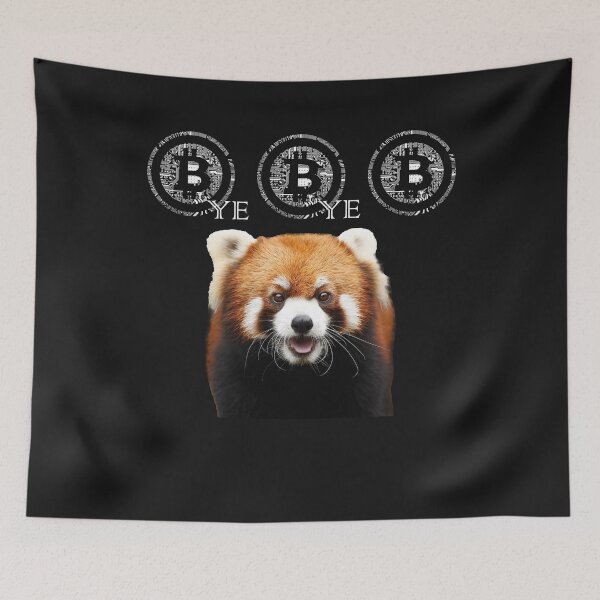 Item preview, Warning from Red Panda: Bye Bye Bitcoin designed and sold by Palmyr.