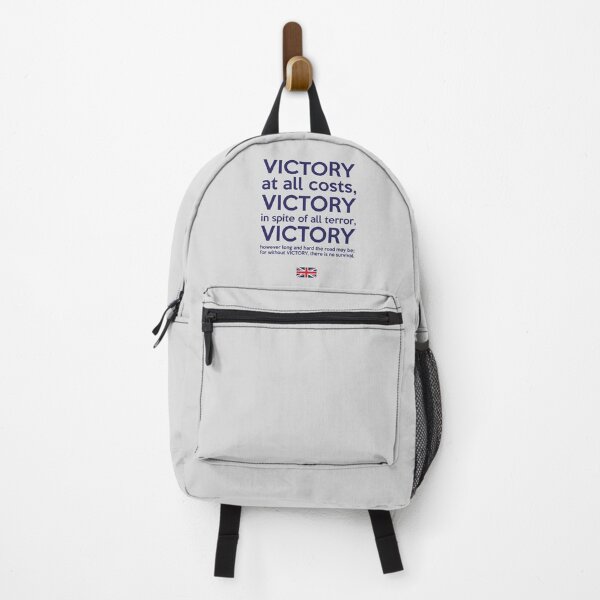 Item preview, The Victory (Winston Churchill Inspirational Quote) designed and sold by franklinprintco.