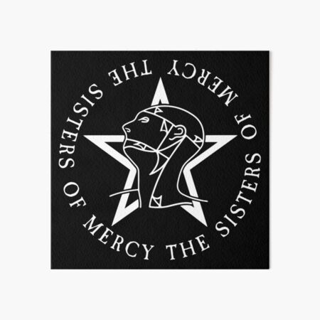 Item preview, Round Text Logo - Goth - The Sisters Of Mercy designed and sold by graphixzone101.