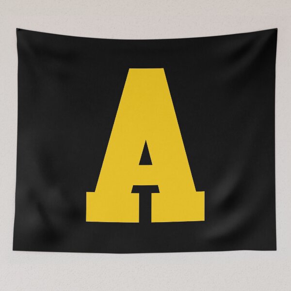 Item preview, Alphabet, Yellow A, Sports letter A designed and sold by TheCultStuff.