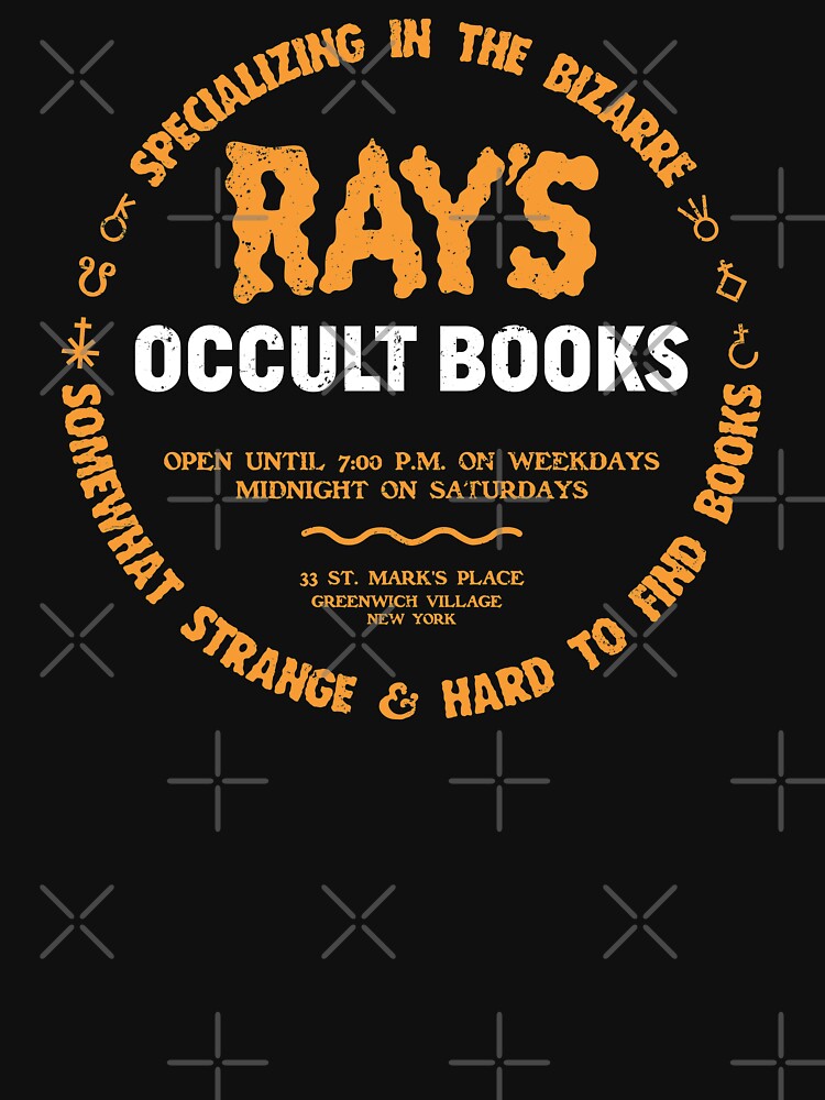 Ray's occult hot sale books shirt