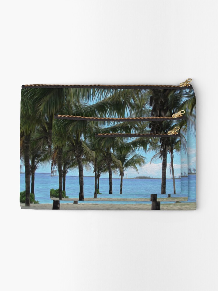 Alternate view of Nassau Bahamas Zipper Pouch