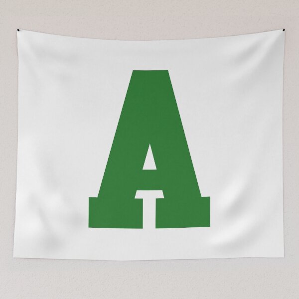 Item preview, Alphabet, Green A, Sports letter A designed and sold by TheCultStuff.