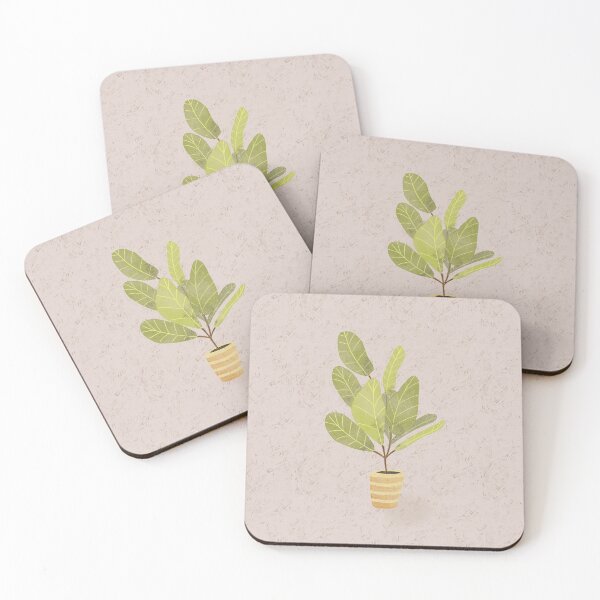 Item preview, Cute Fiddle Leaf Fig Ficus houseplant  designed and sold by Shelley Winters.