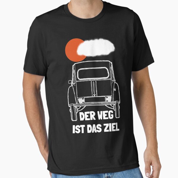 Item preview, Oldtimer 2CV The way is the goal slogan designed and sold by 2CV-Oldtimers.