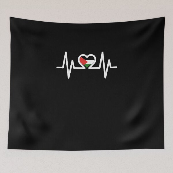 Item preview, Heartbeat Palestine Freedom for Palestine Gaza designed and sold by Nessshirts.