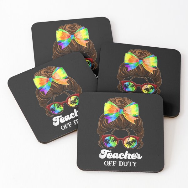 Item preview, Teacher Off Duty Tie and Dye Last Day of School Kindergarten TShirt83 designed and sold by gbrenda.