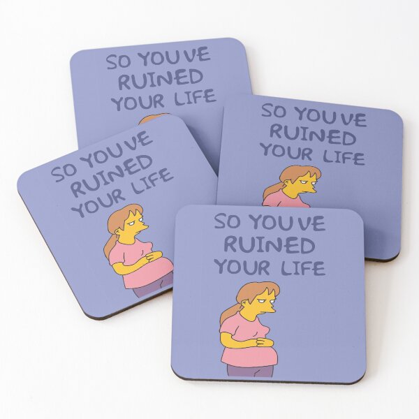 Item preview, So You've Ruined Your Life Funny Time Parody The Simpsons Inspired Magazine From 90's Cartoons designed and sold by CompuGlobalCorp.