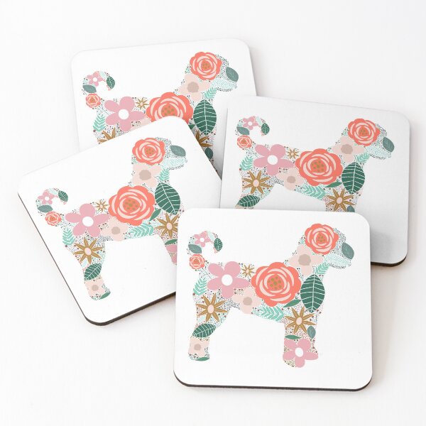 Item preview, Golden Doodle Floral Silhouette designed and sold by Nicolestes.