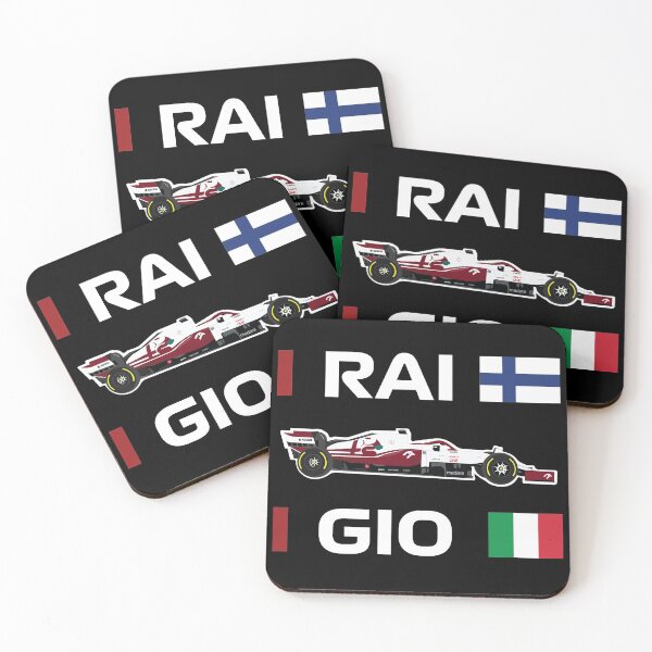 Item preview, Alfa Romeo Racing ORLEN F1 Team 2021 car C41 Kimi Raikkonen Antonio Giovinazzi  designed and sold by FormulaGTee1.