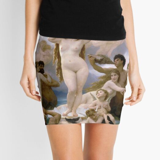 The Birth of Venus (Bouguereau) Mini Skirt