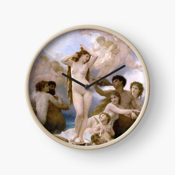 The Birth of Venus (Bouguereau) Clock