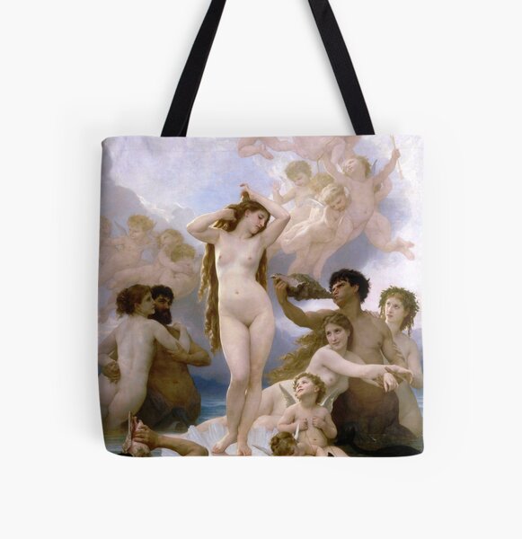 The Birth of Venus (Bouguereau) All Over Print Tote Bag