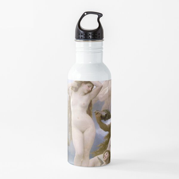 The Birth of Venus (Bouguereau) Water Bottle