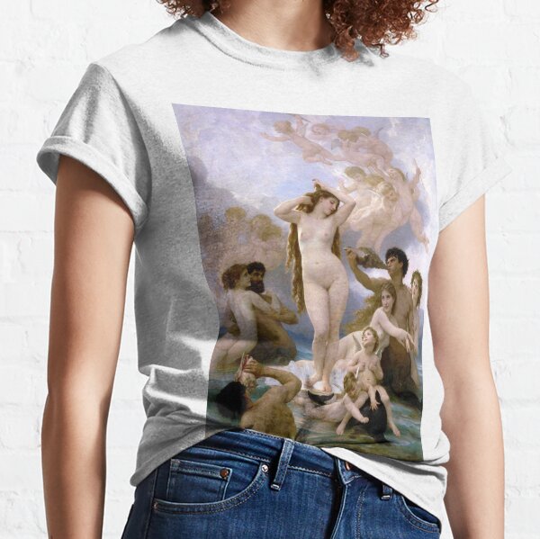 The Birth of Venus (Bouguereau) #TheBirthofVenus #Bouguereau #BirthofVenus #Birth #Venus Classic T-Shirt
