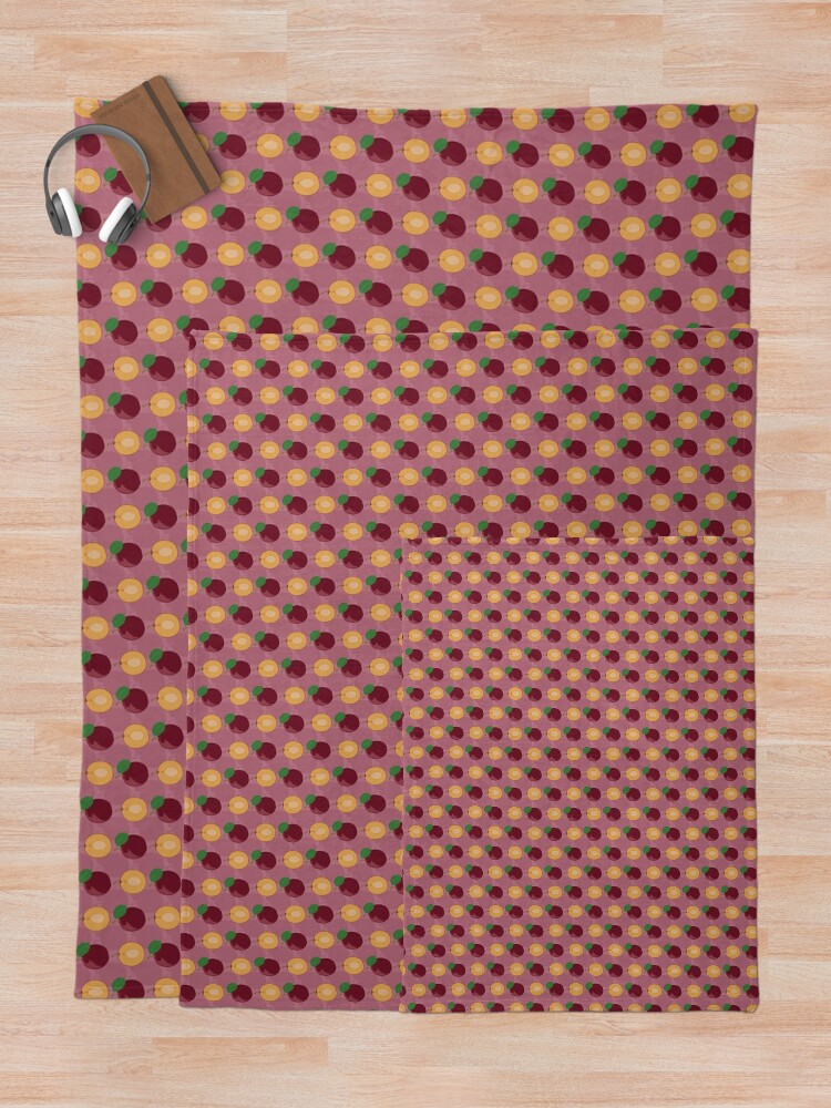 Thumbnail 5 of 6, Throw Blanket, Plum Pudding designed and sold by grumpyteds.