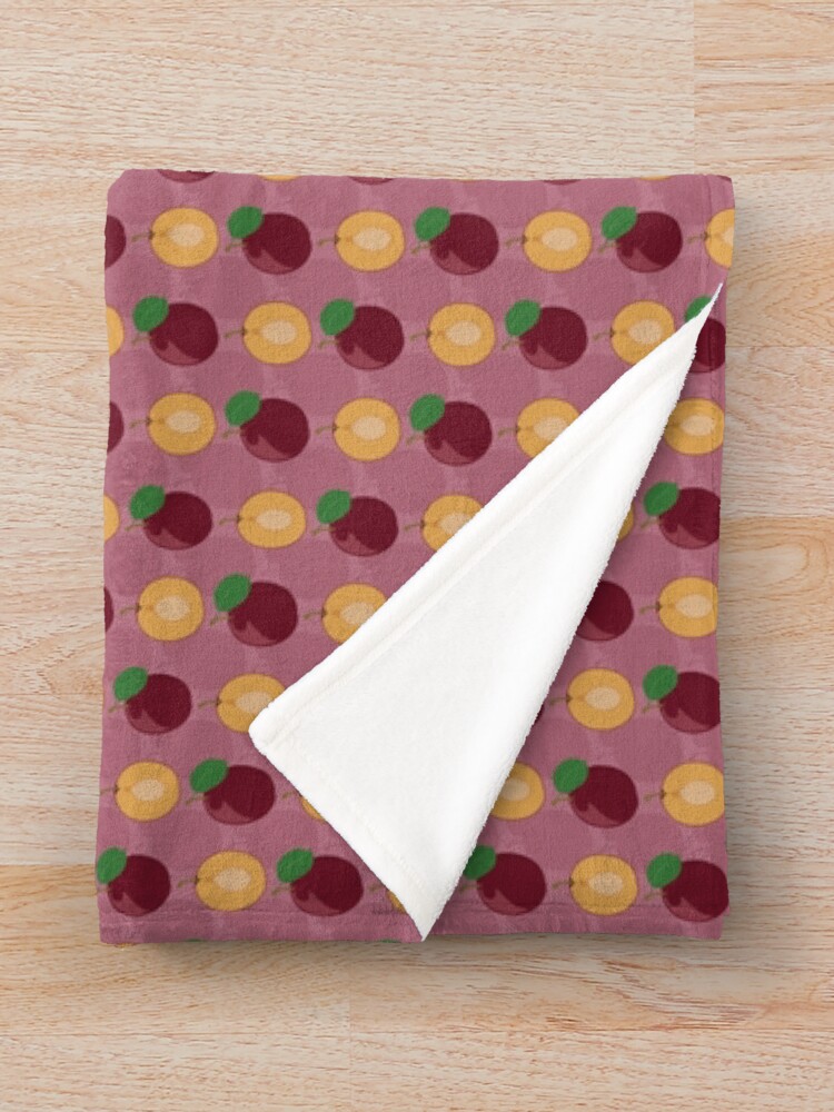 Thumbnail 3 of 6, Throw Blanket, Plum Pudding designed and sold by grumpyteds.