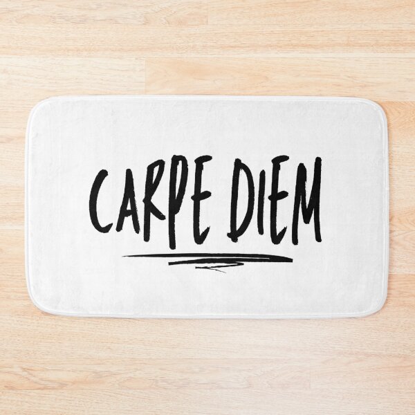 Aperçu de l'œuvre Carpe Diem Seize The Day Citation inspirante créée et vendue par ZestyFruit.