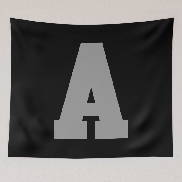 Item preview, Alphabet, Silver A, Sports letter A designed and sold by TheCultStuff.