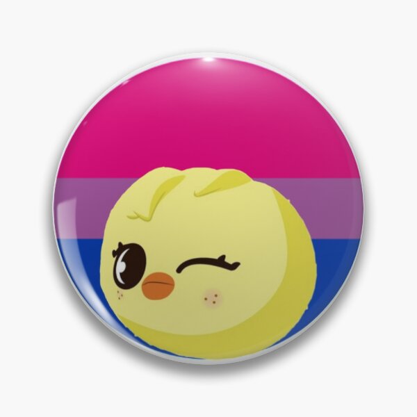 Item preview, Straykids Lee Felix SKZOO bisexual pride badge designed and sold by Emily Glover.